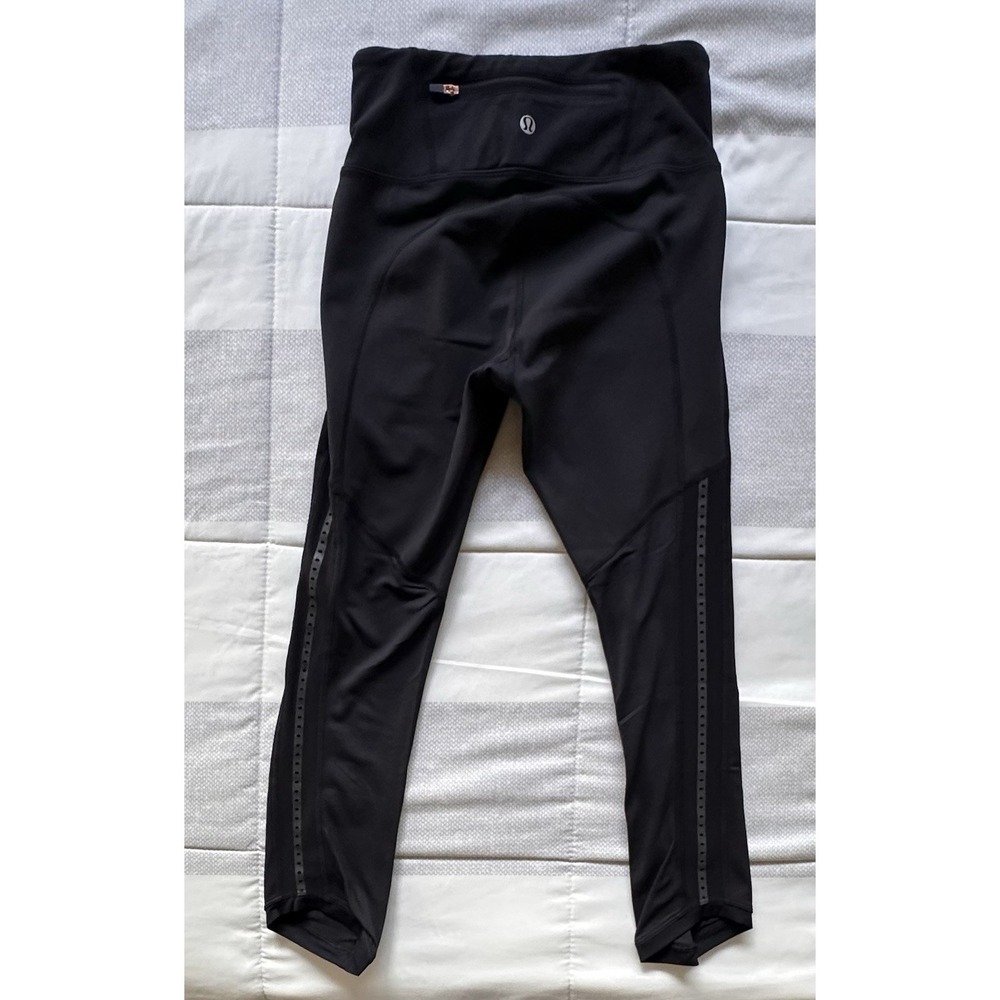 Lululemon Leggings Bundle Set of 5 Lot Black All Size 2 Cropped Mesh Back Pocket - Picture 13 of 16